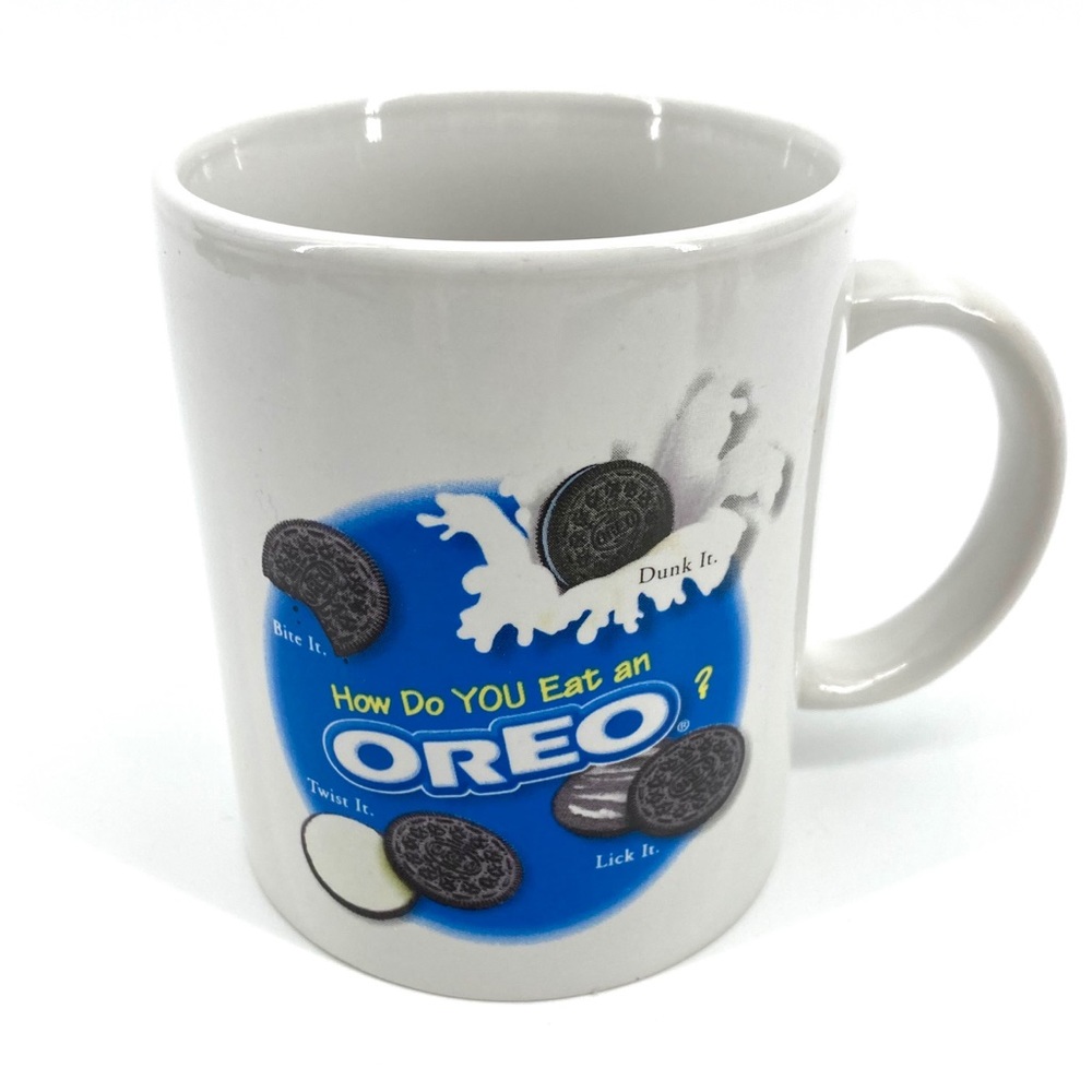Vintage Oreo How To Eat Nabisco Coffee Mug